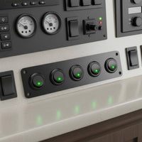 Universal Fit Marine Boat Switch Panel Multi-Function Automotive Electrical Part Pre-Wired for Car Modifiers