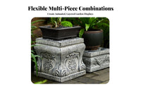 Imitation Stone pillar Indoor & Outdoor Use Ornate Display Pedestal Sturdy Base