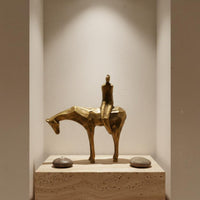 Horse Sculpture Indoor Decoration Horse Figurine Artistic Design Animal Statue for Villa