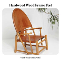 Scallop rear Armchair sturdy Wood Frame Single Sofa Creative outline periodera Modern aesthetic for Adults, Living Room, Bedroom