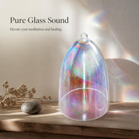 Crystal Chime Handheld Percussion Instrument for Meditation and Healing