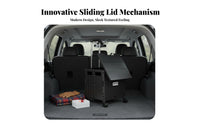 Foldable Trunk organizer Portable with Handles Foldable Multi-Compartment Bin