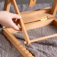 Foldable Table Easel Beech Wood Desktop Sketching Easel for Children, Beginners