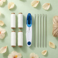 Flower Garland Making Kit Stainless Steel Flower Garland Kit Threading Craft Supplies for Crafters, Students, Art Class