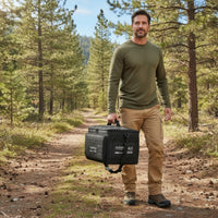 Camp Organizer Bag Portable Foldable Storage Box Easy to Carry Storage Box with Zipper for Camping, Camping