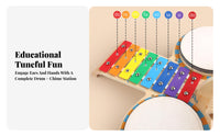 Multi-Functional Wooden Xylophone Toy