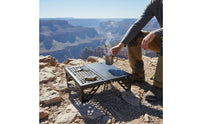 Folding Camp Table Foldable Iron Folding Table Compact Furniture for  , Simplifiers, Hiking, Picnics, Outdoor
