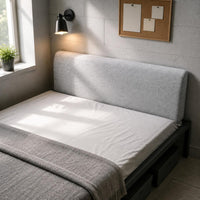 Headboard Backrest Cushion Rectangular Bed Rest Pillow Ergonomic for Dorm Room