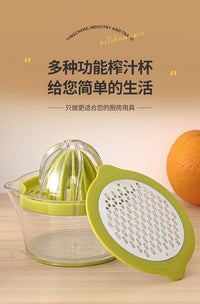 跨境亚马逊多功能手动榨汁机水果压汁器柠檬橙子水果榨汁机便携式