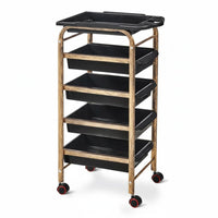 Hairdressing Trolley Multifunctional Salon Rolling Cart Hair Stylist Tool Trolley Detachable Drawers Multi-Drawer Hair Stylist