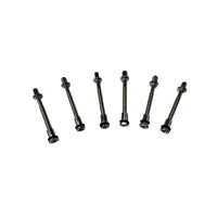 6 Pieces Drum Screw with Washer Metal Drum Screw Rod Non-Loosening Tension Rod for Drummers
