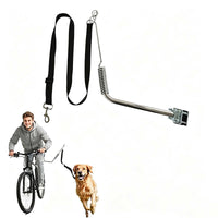 Bicycle Dog Leash for Outdoor Sports, Stainless Steel