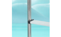 Stainless Steel Pool Ladder in-Ground Pool Ladder with Handrails Non-Slip