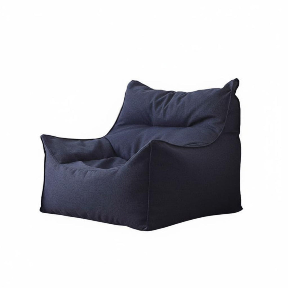 Single-Person High-S Evergreen Lounger Comfortable Design Ruched Floor Lounger Easy to Move Full Physique Support for Balcony
