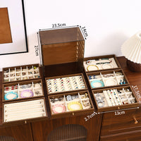 Multi-Layer Drawer Jewelry Organizer with Transparent Design