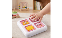 Fine Motor Double-Sided Activity Board Hands-on Busy Board with Maze Tactile Toy Sensory for Toddlers, Babies, Road Trips, Airplane