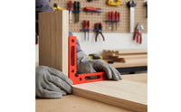 High Precision 90 Degree Positioning Square Rust Proof Right Angle Clamping Square Anodized Finish Woodworking Corner Clamp Tool Easy to Use for Woodworkers, Carpenters