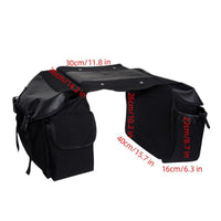 Structured Double Side Pannier Long-Lasting Double Pannier Bag Easy to Install Panniers Portable for Daily Commuting, Errands