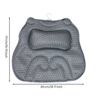 Bathtub Pillow Textured Padded Bath Headrest Contoured