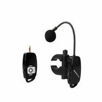 High-Fidelity Sound Wireless Flute Audio Pickup Rechargeable Extended-Life Battery Wind Instrument Pickup System Noise Reduction Attach-on Instrument Audio Pickup Low Latency for Musicians, Performers, Stage Performance, Live Broadcasting, Recording