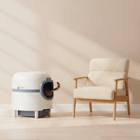 Pull-out Automatic Litter Box Low-Entry Enclosed Litter Box Large Pet Furniture for Apartment