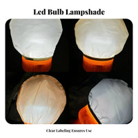 Glare-Reducing Lamp Cover Eye Protection Lamp Shade Light Softener Reusable Lighting Accessory for Bedside