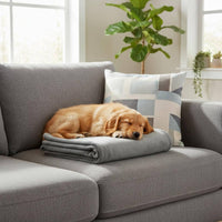 Waterproof Pet Blanket Thickened Waterproof Dog Blanket Soft and Comfortable Thick Fleece Pet Mat for Crate