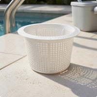 Plastic Skimmer Basket White Pool Skimmer Basket Perforated