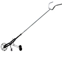 Wheeled Push Hoe with Quick Soil Loosening, Multi-functional Hand Tool