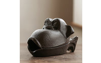 Monkey Incense Burner Compact Monkey Ashtray with Lid Tabletop Vessel Decorative for Smokers, Desk, Tea Table