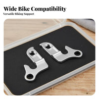 Rear Derailleur Hanger High-Strength Aluminum Alloy Cycle Gear Mech Hanger Cycle Tail Hook Sacrificial Design Bike Tail Hook