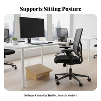 Non-Slip Angled under-table Footrest adaptable Leg Rest Portable Foot assistance Massage Surface for pressure office Workers, Students, gaming enthusiasts, Living Room, Home, Gaming Setup