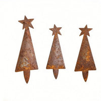 Metal Garden Stake Weathered Antiqued Garden Stake Decorative