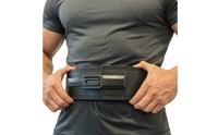 Leather Weightlifting Belt with Lever Buckle Adjustable Lever Belt Padded Heavy-Duty for Weightlifters, Powerlifters
