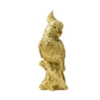 Parrot Figurine Feather-Textured Home Decoration Perched
