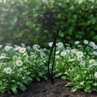 Ladybug Garden Stake Outdoor Display Hollow Ladybug Yard Art Vibrant Colors
