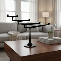 Modern Metal Candlestick Statement Centerpiece Home Decoration for Mantelpiece