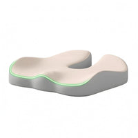 C-Shaped Seat Cushion Contoured Support Accessory Two-Layer for Stools