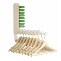 Folding surfaceMounted Clothes Hanger Foldable Design for Bathroom, Families
