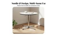 Height-Adjustable Lift-Top Coffee Table Space-Saving Round Lift-Top Table Multi-Functional Household Furniture Multifunctional for Apartment Dwellers, Telecommute Workers, Small Areas, Living Room, Home Office, Bedroom