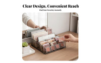 Multi-Compartment Cosmetic organizer Space-Saving Divided Palette Organizer
