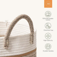 Extra Large Cotton Rope Woven Storage Basket