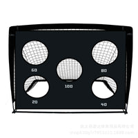 Portable 2-in-1 Five-Hole Soccer Goal with 420D Oxford Cloth, Easy Assembly, Foldable