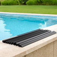 Flexible Plastic Strip with Hollow Channel Easy-to-Use Coping Clip Weather-Resistant Hardware Waterproof