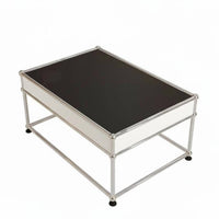 Single-Cubby Side Table Square Shape Household Furniture Modern Design