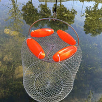Foldable Catch Keep Net Floatable Collapsible Catch Basket Large Capacity