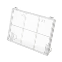 Tabletop Display Case with Compartments Sturdy Organizer Long-Lasting