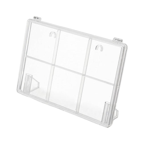 Tabletop Display Case with Compartments Sturdy Organizer Long-Lasting