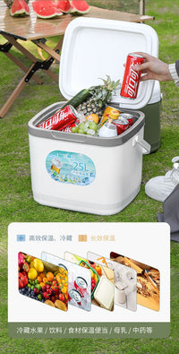 保温箱冷藏箱露营车载商用摆摊户外冰箱泡沫箱钓鱼箱冰块保温冰桶