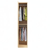 2-Door Wardrobe with Drawers complimentarystanding Bedroom Furniture sturdy Construction